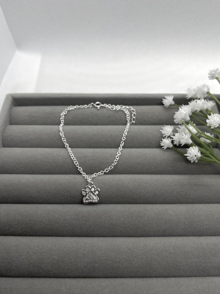 Pulseira pata cravejada 